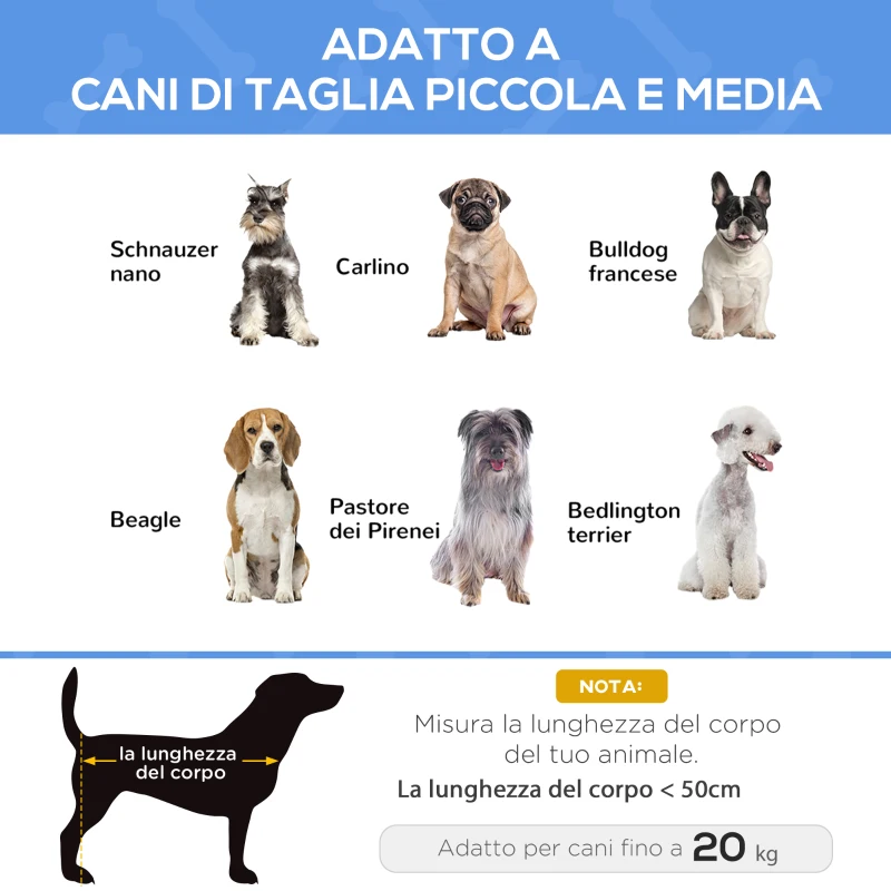 PawHut Lettino per Cani Piccoli e Medi Rialzato con Poggiatesta da Esterno, 91x69x29 cm, Nero