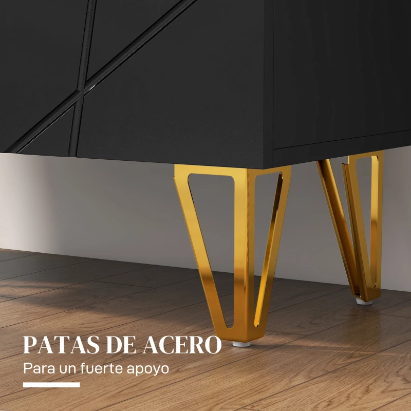 HOMCOM Zapatero de Entrada Recibidor con Estantes Ajustables Cierre Suave para 15-20 Pares de Zapatos 72x31,5x95 cm Negro