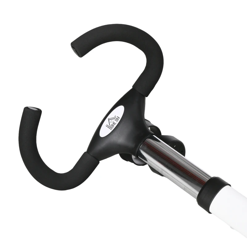 HOMCOM Tricicletă pentru Copii cu Mâner Multifuncțional, Cărucior pentru Copii cu Centură de Siguranță și Coș, 112x50x104 cm, Albastru