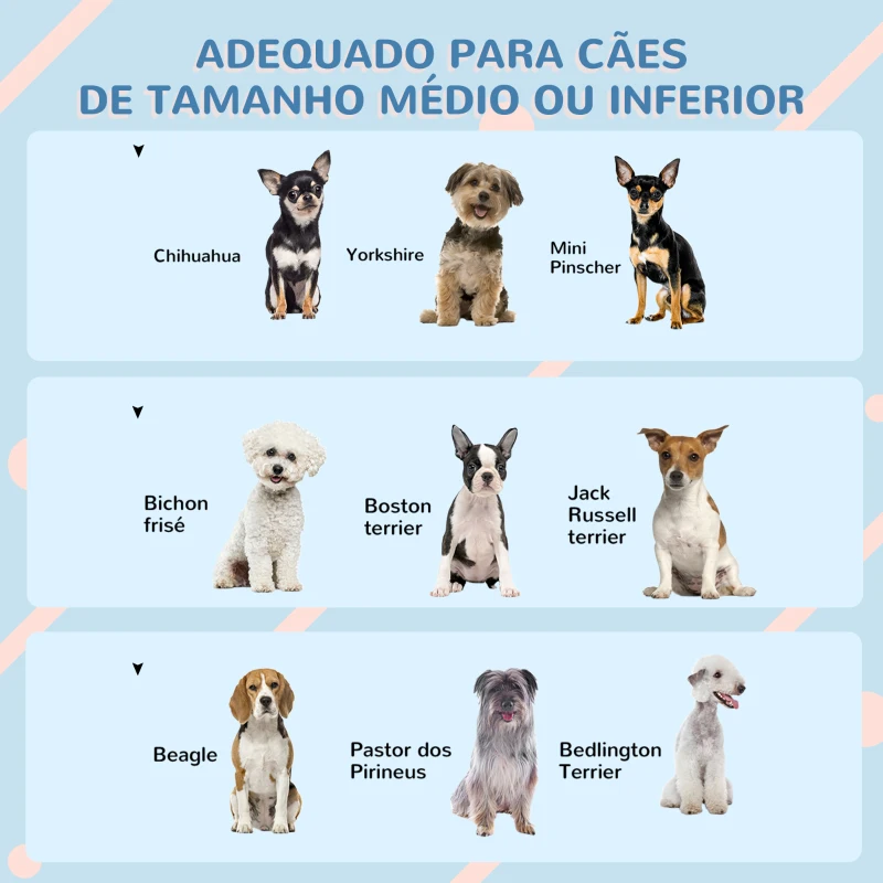 PawHut Casa para Cães 65x75,7x63 cm Casa para Cães com Janelas e Teto com Telhas de Imitação para Cães Médios Azul e Branco