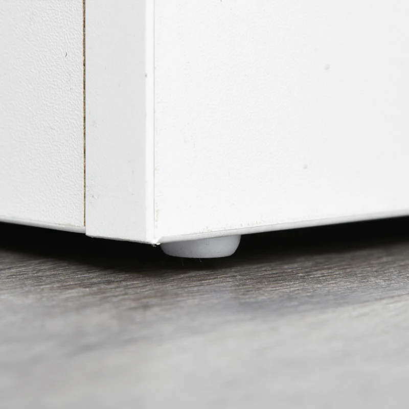 HOMCOM Birou Unghiular pentru Camera Birou pentru Computer din Lemn cu Raft pentru Monitor