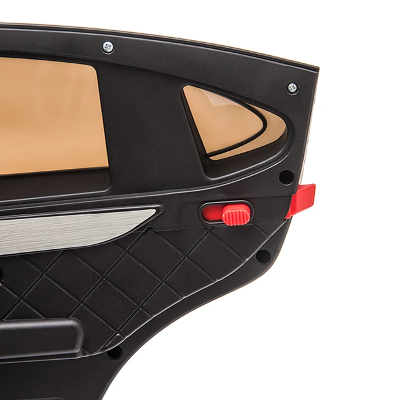 HOMCOM Coche Eléctrico para Niño +3 Años con Licencia de Mercedes 12V con Mando a Distancia Música y Luces Negro