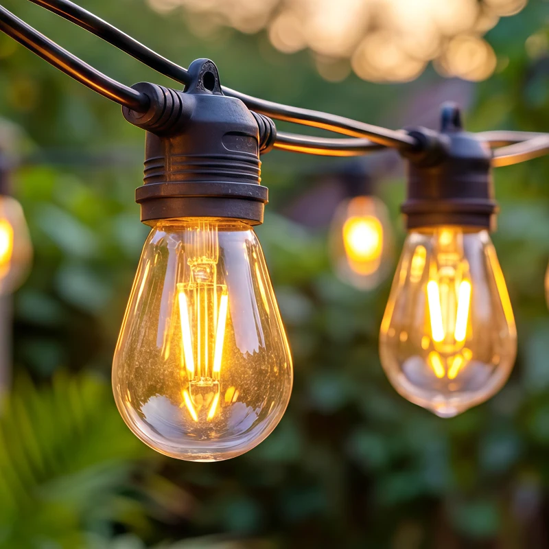 HOMCOM Globe-lichtsnoer, RGBW-lichtgordijn, IP44 waterdicht voor binnen- en buitendecoratie