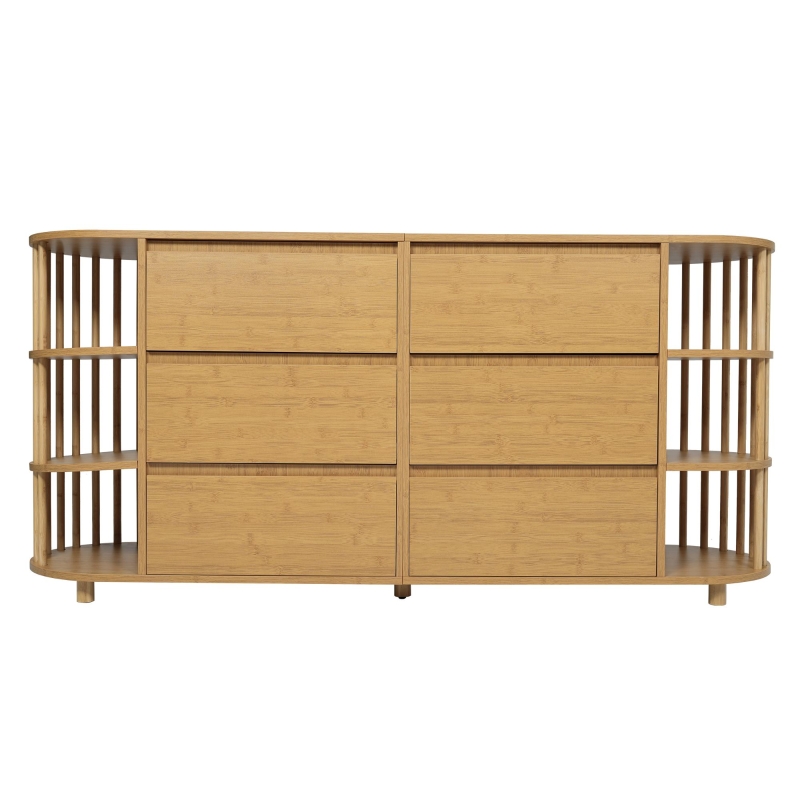 Sideboard, Naturfarbe | Aosom.de