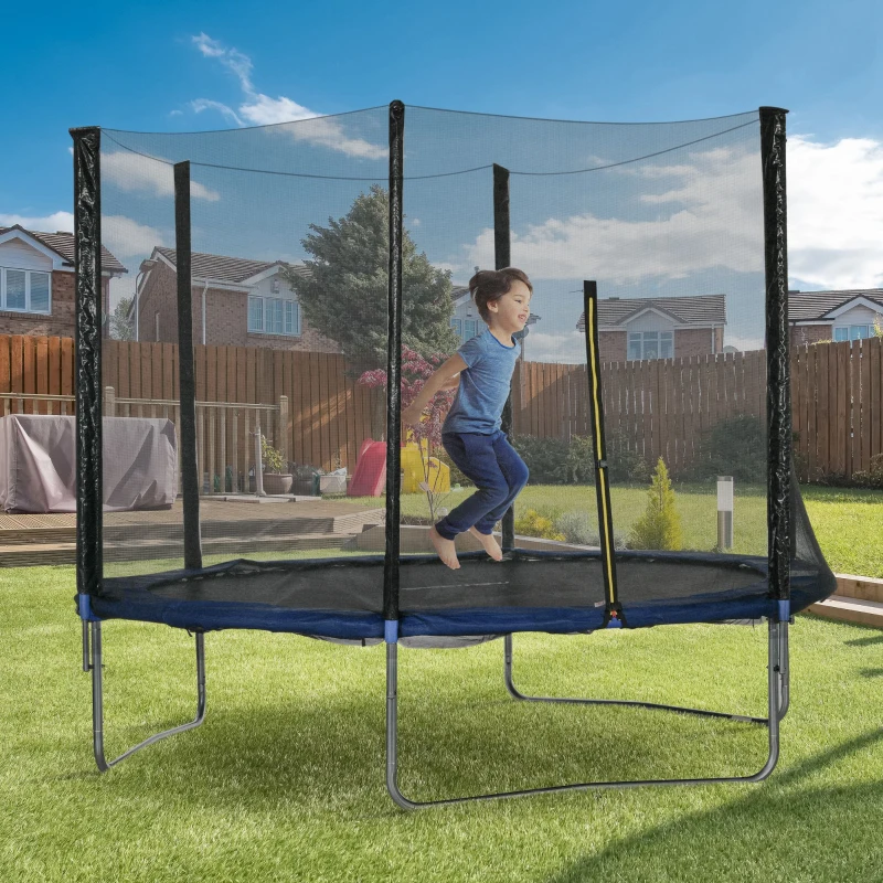 SPORTNOW Trampoline d'extérieur avec filet de sécurité Ø305 cm pour enfants et adultes