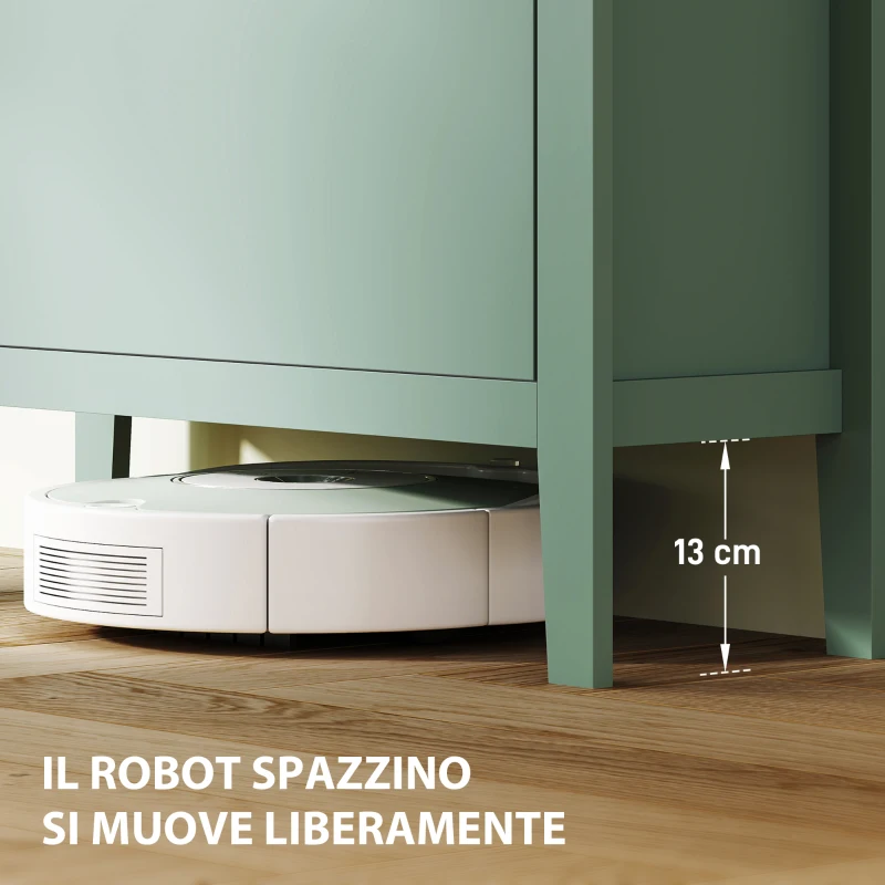 HOMCOM Mobile portascarpe 14 paia, con 3 cassetti ribaltabili, ripiani regolabili, Verde