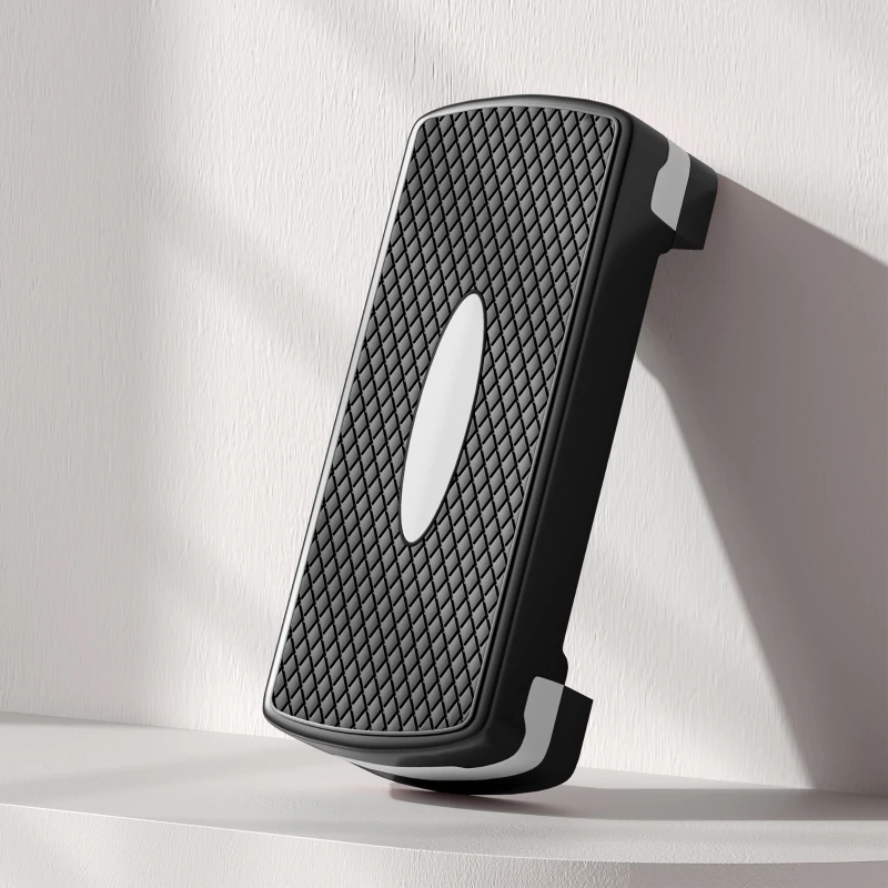 HOMCOM Stepboard aerobic fitness stepper hometrainer in hoogte verstelbaar sport zwart