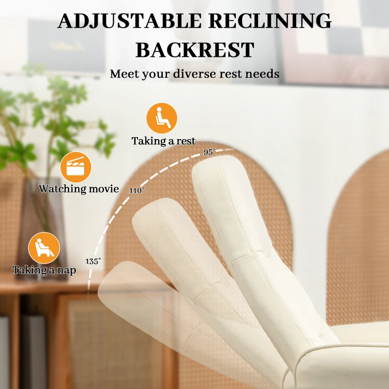 Fotel relaksacyjny z podnóżkiem, elektryczny masaż, leżanka