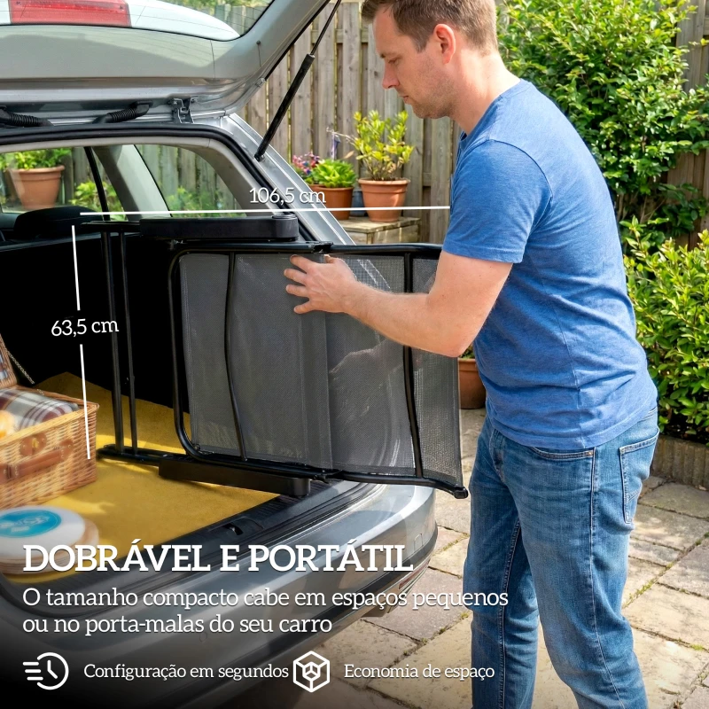 Outsunny Conjunto de 2 Cadeiras Dobráveis Reclináveis de Jardim Exterior com Encosto Alto Ajustável em 5 Posições Apoio para Pés Cinza Escuro