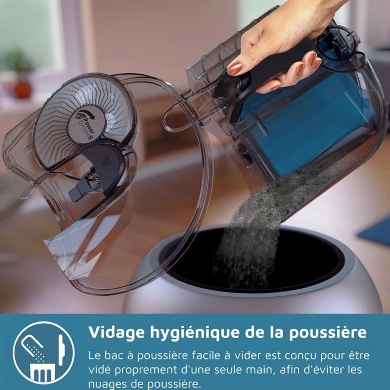 Aspirateur sans sac - PHILIPS - FC9729/09 - Série 7000 Power pro Expert  - 900W - PowerCyclone 8 - Rouge