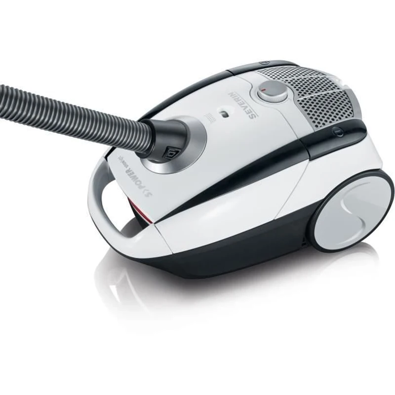 SEVERIN BC7035 Aspirateur avec sac, Capacité du sac microfibre a fermeture hygiénique : 2 L, Brosse soft sound + brosse parquet XL