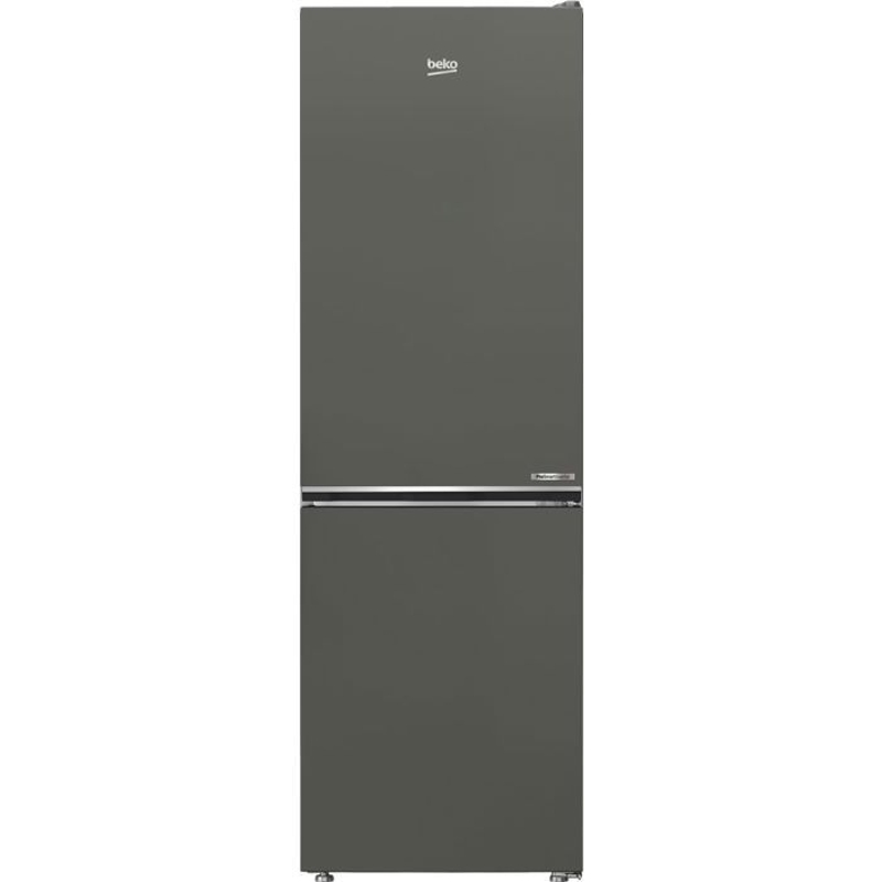 Réfrigérateur combiné - BEKO Série bPro 500 - B7RCNE367HG - 2 portes - 316 L - Classe B - 59,5 x 66,3 x 186,5 cm - Manhattan Grey
