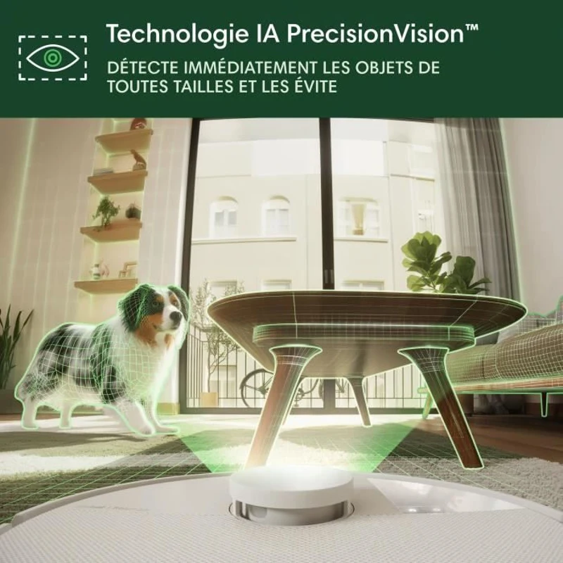 iRobot Roomba Plus 505 Combo + AutoWash - Base Multifonction - Lavage et séchage a l'air Chaud des lingettes - PrecisionVision IA