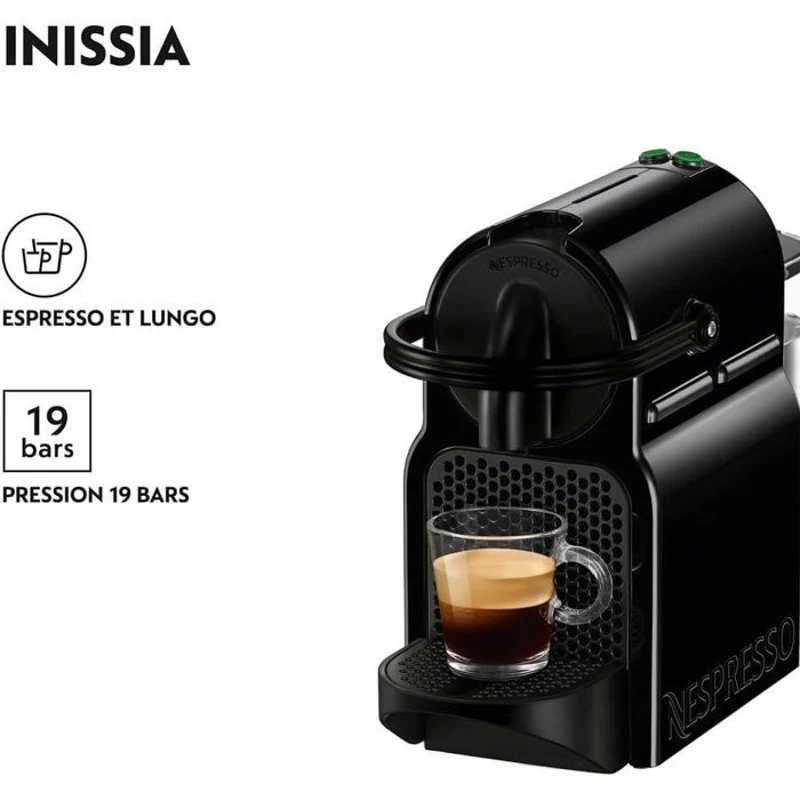 Machine a café - DELONGHI NESPRESSO Inissia EN 80B - Noir - 16 capsules Nespresso incluses