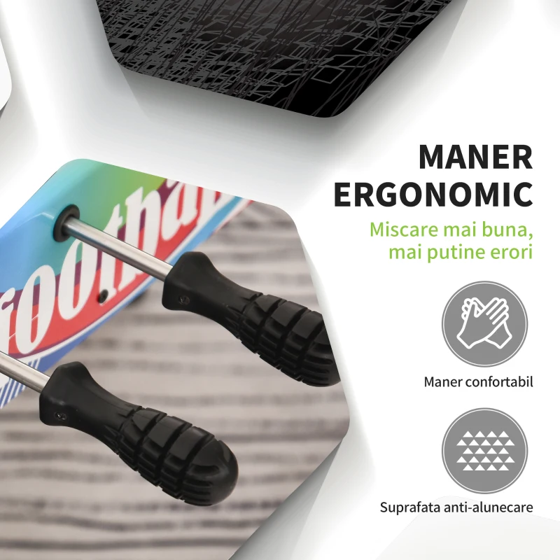 HOMCOM Masă de Fotbal cu 2 Panouri de Scor, din Lemn, Oțel Inoxidabil și Plastic, 86.5x43.5x63 cm, Multicolor