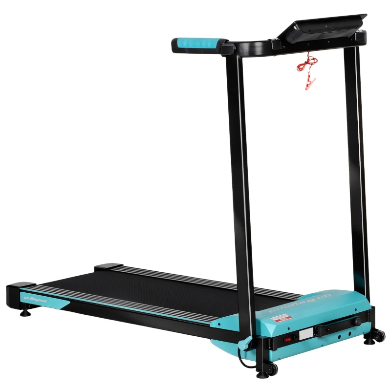 SPORTNOW Tapis Roulant Pieghevole con Controllo Gestuale, Azzurro