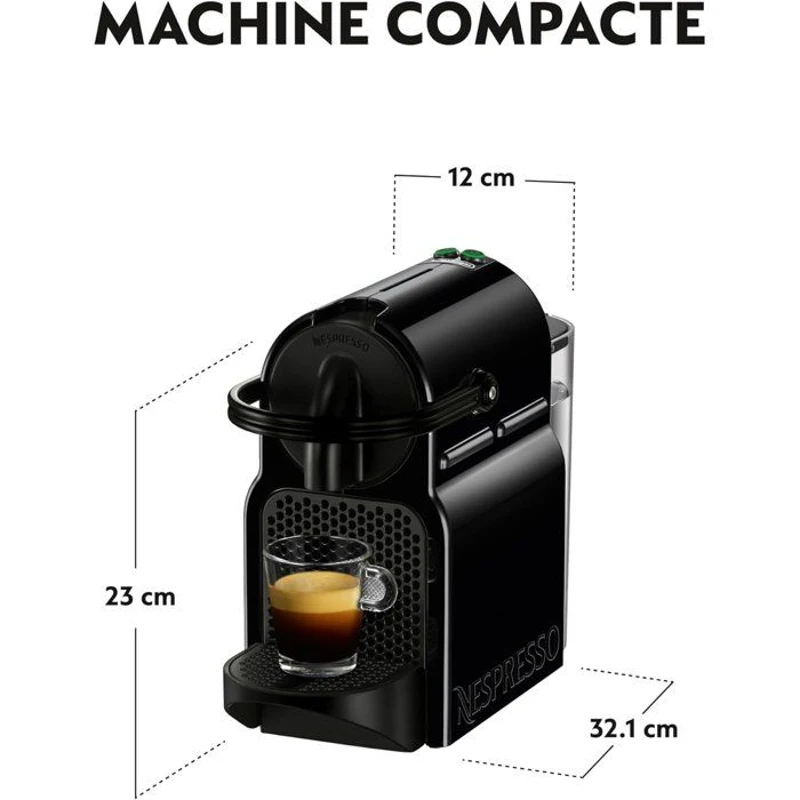 Machine a café - DELONGHI NESPRESSO Inissia EN 80B - Noir - 16 capsules Nespresso incluses