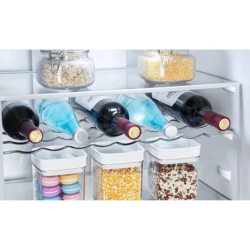 Réfrigérateur combiné - HISENSE - RB390N4WBE - 2 portes - 304 L - Classe E - 59,5 x 59 x 186 cm - Noir