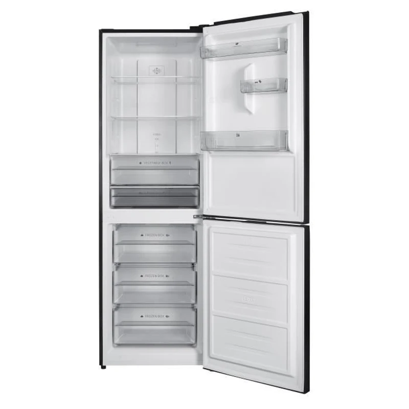 Réfrigérateur congélateur bas CONTINENTAL EDISON CEFC323NFB - 323L - Total No Frost - display sur la porte - Classe D - Noir