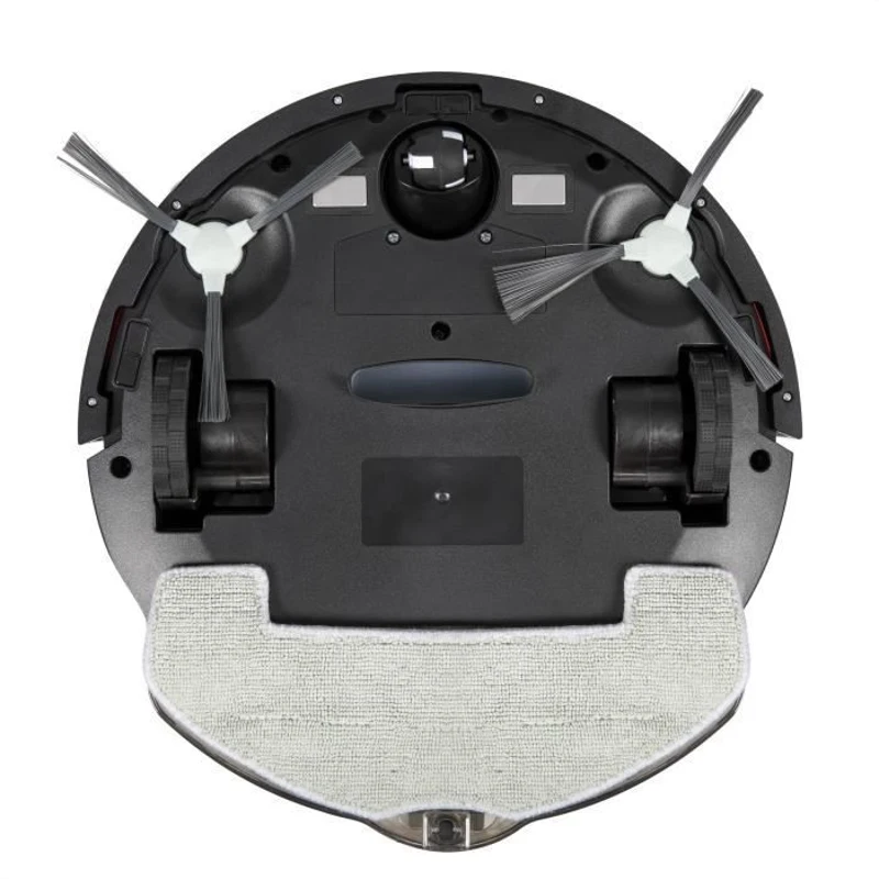 Aspirateur Robot laveur connecté - LIVOO - DOH145 WASH'UP - 1000 Pa - 70 min - 2 réservoirs - Noir