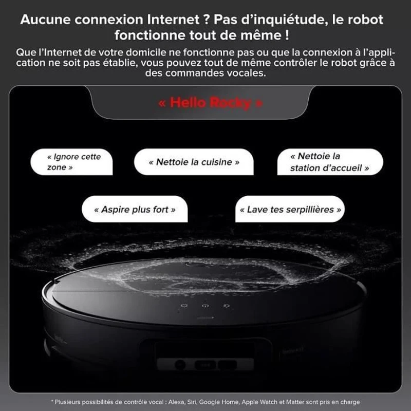 ROBOROCK SAROS 10 R&D System - Aspirateur Robot Laveur avec Base entierement autonome en eau - 22000 Pa - LDS rétractable