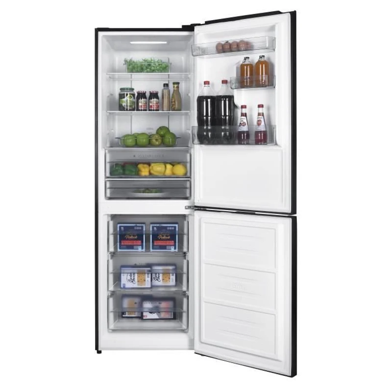 Réfrigérateur congélateur bas CONTINENTAL EDISON CEFC323NFB - 323L - Total No Frost - display sur la porte - Classe D - Noir
