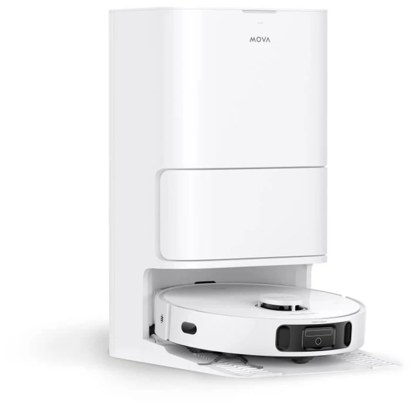 MOVA E40 ULTRA - Aspirateur Laveur a vidage Auto - 19 000 Pa - Technologie de Lavage MaxiReach - Brosse latérale Anti-noeuds