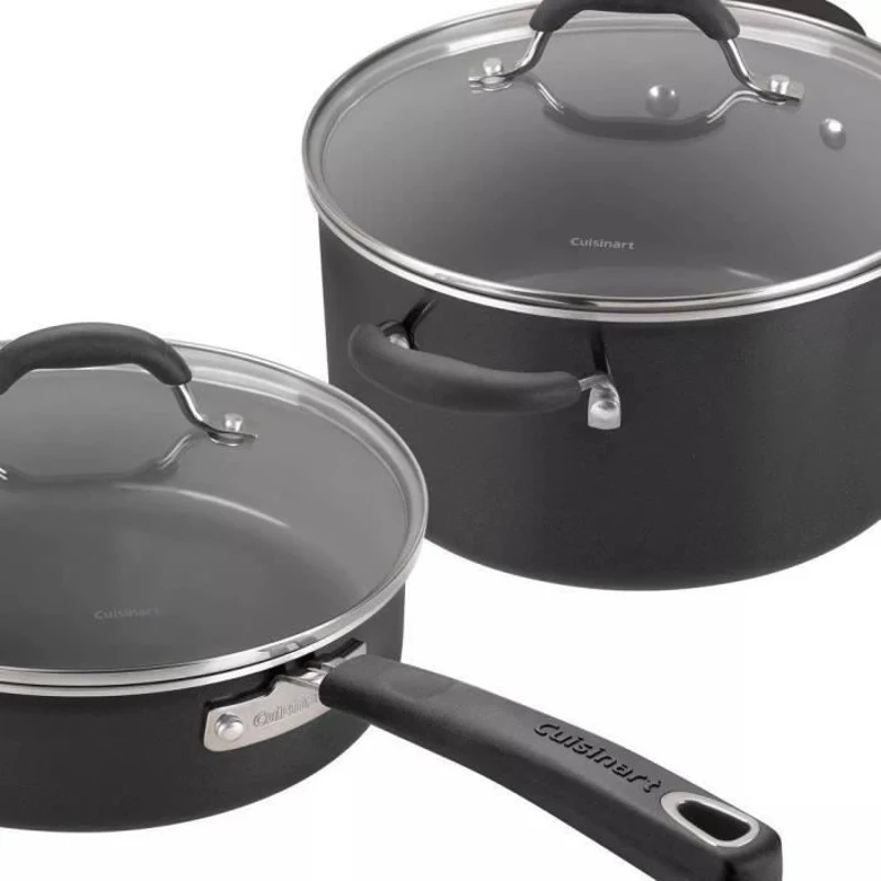 Batterie de cuisine - Tous feux dont induction - CUISINART - 54C11BKEU - Céramique - Antiadhésif - 11 pieces