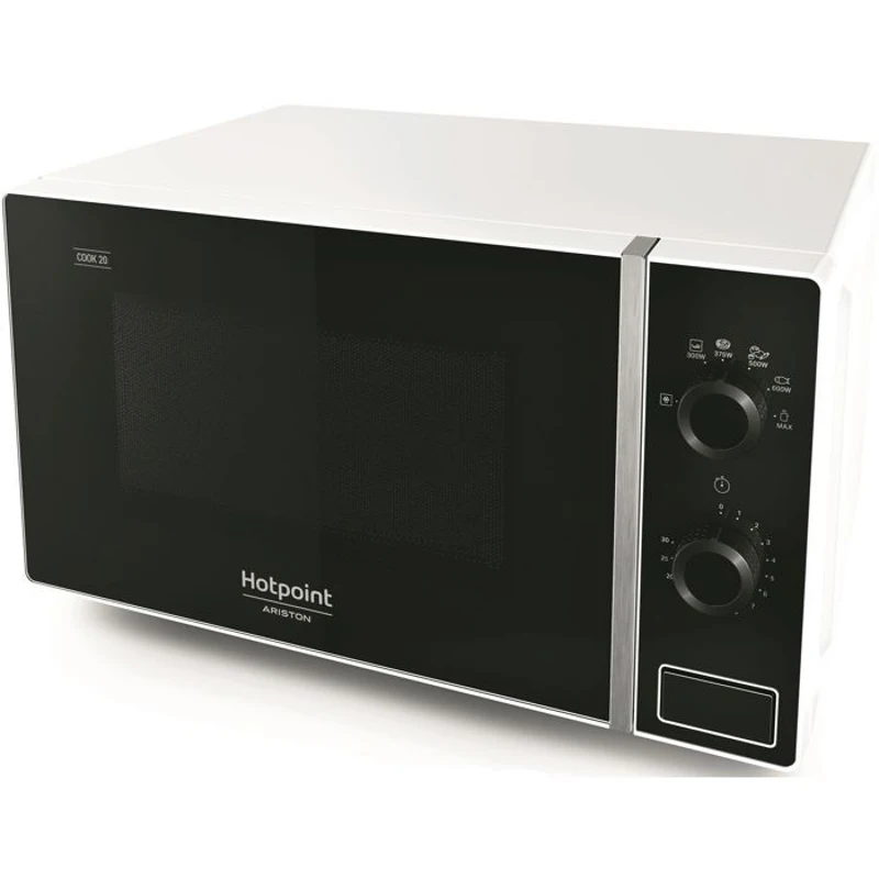 Micro-ondes posable - HOTPOINT - MWHA101W - Blanc - 700 W - 20 L - 45,2 x 36,5 x 26,2 cm
