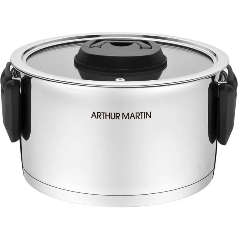 Set de 3 marmites avec poignées rabattables Arthur Martin - AM6321