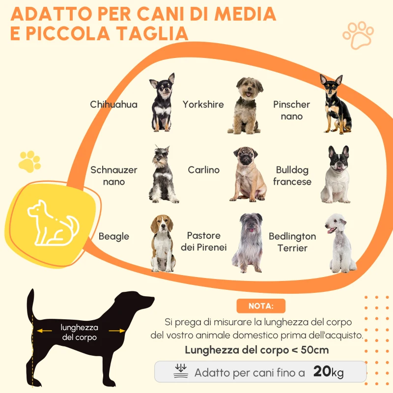 PawHut Gabbia per Cani Trasportino, 2 Porte Bloccabili, Griglie in Acciaio, 80 x 50 x 56,5 cm, Nero
