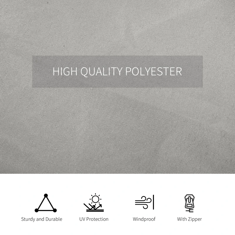 Outsunny Zasłona zastępcza do pawilonu, 4 szt., do pawilonu 3x4m, 302x205cm, Beżowy