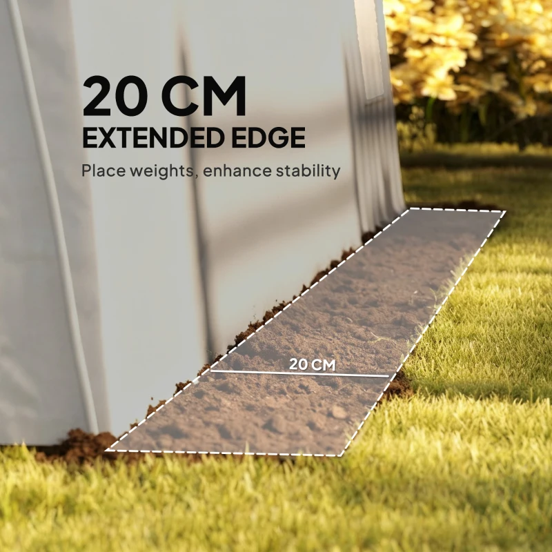 Namiot do przechowywania, wodoodporny, z drzwiami i oknami