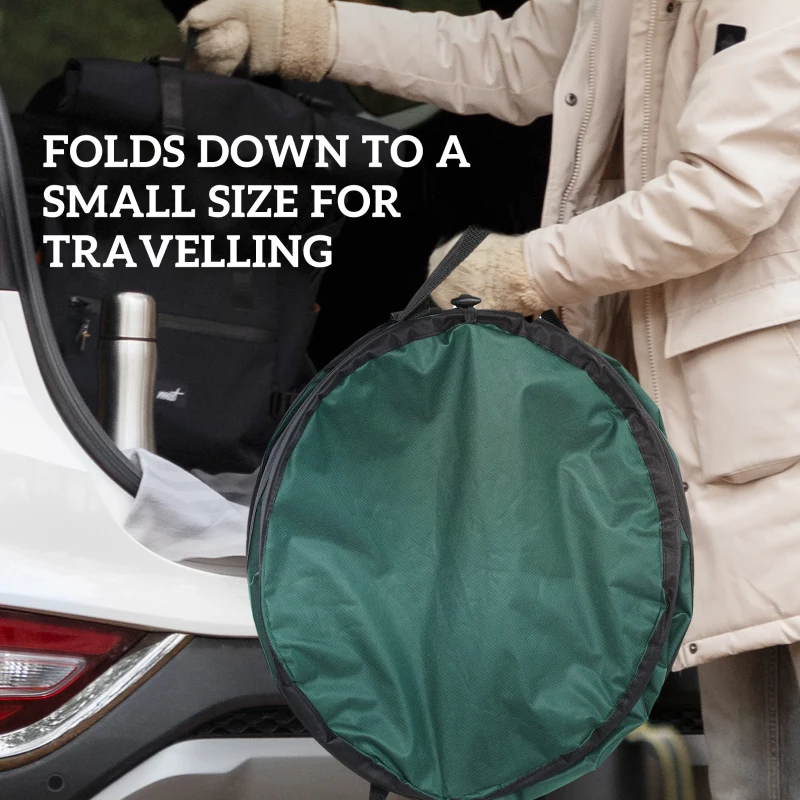 Outsunny Worek ogrodowy 2x160L, wodoodporny, stabilny, do liści