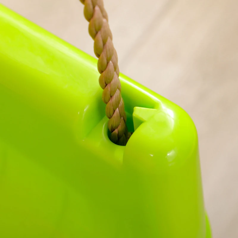 Outsunny Babyschommel 3-in-1 verstelbaar kinderschommel met rugleuning, veiligheidsgordel, voor kinderen 9-36 maanden, groen