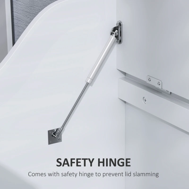 Skrzynia na poduszki, zamek bezpieczeństwa, pokrywa