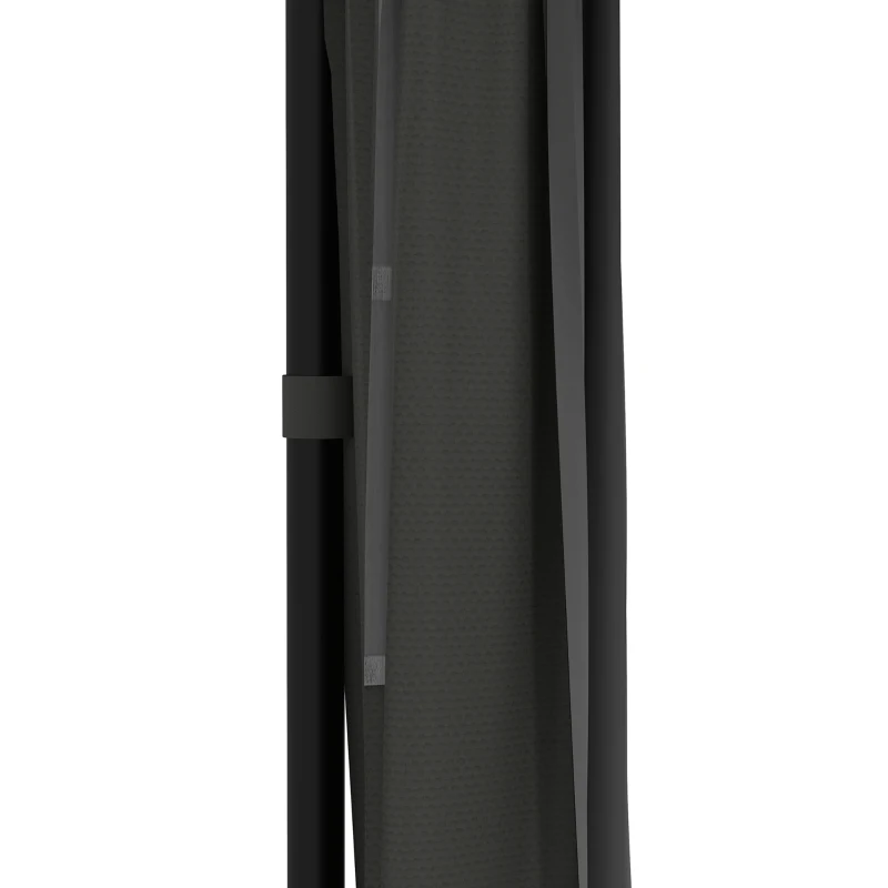 Outsunny Pawilon Partyzelt Namiot Ogrodowy, 3 x 3 x 2,88 m, Ciemnoszary