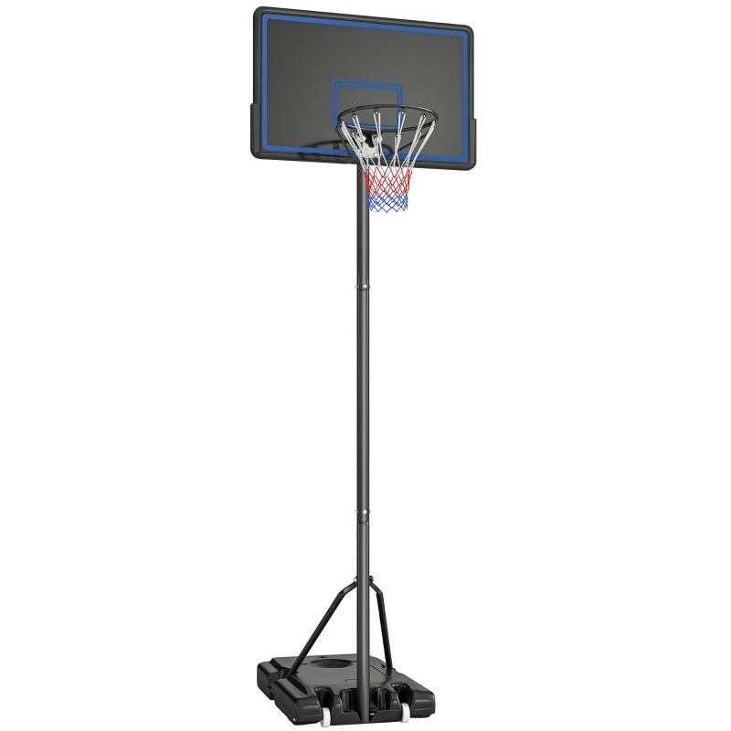Supporto da basket 200-305cm regolabile in altezza, canestro da basket con supporto, sistema di pallacanestro su ruote, sistema di canestro adatto  18