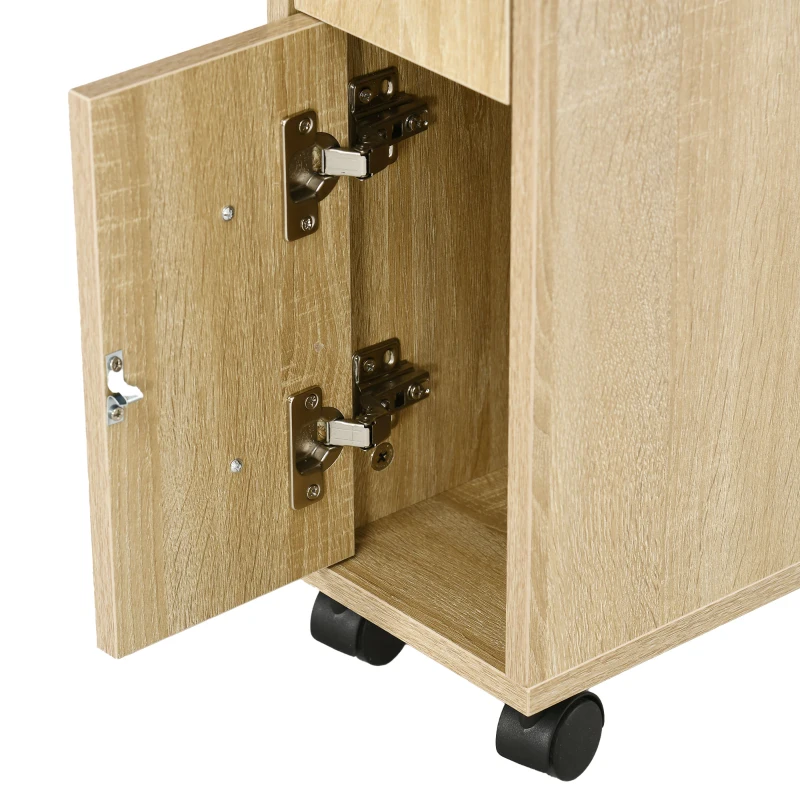 Kleankin dulapior pentru baie, 18x30x68.5 cm, lemn