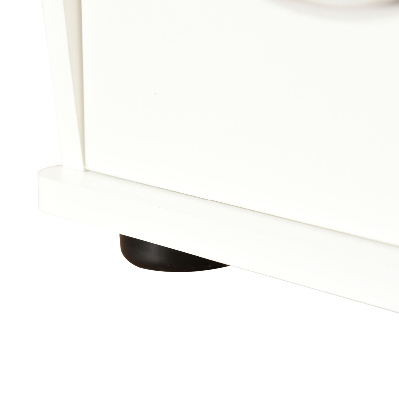 Homcom Birou PC 120 × 55 cm PAL+Otel cu Sertare & Raft Monitor