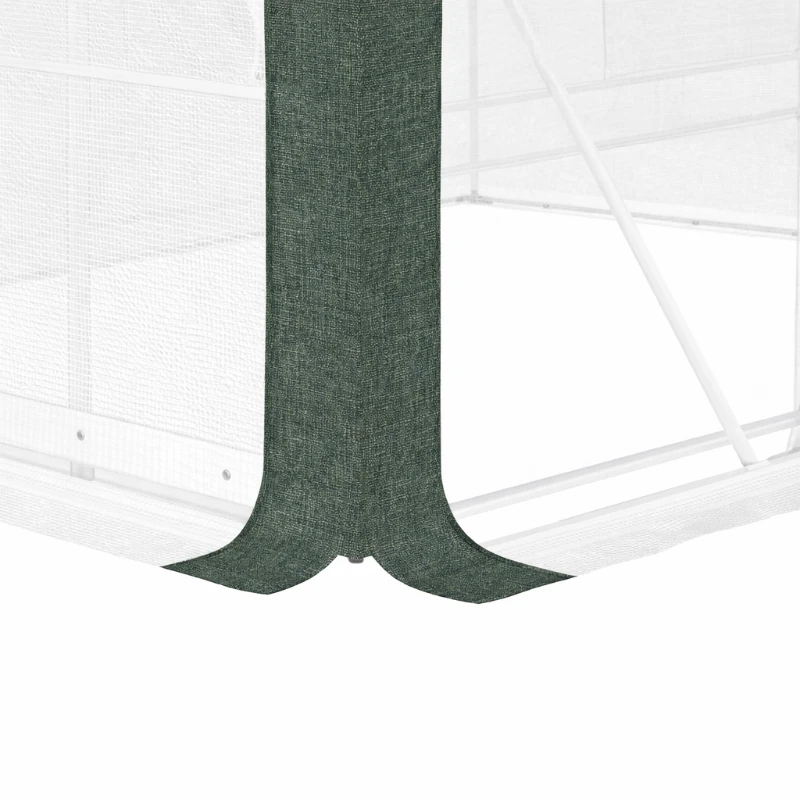 Outsunny 3 x 2(m) Walk-In Tunnel Greenhouse, with Accessories - White