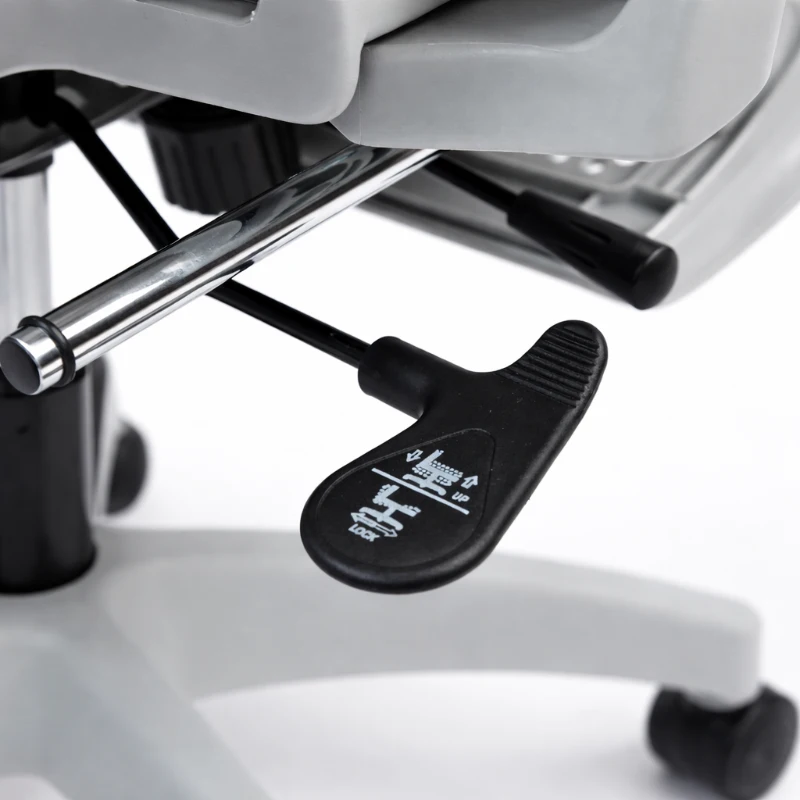 HOMCOM Multi-Adjustable Mesh Office Chair - Grey