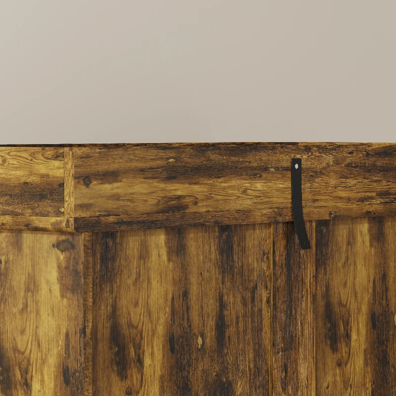 HOMCOM Tall Kitchen Cupboard, Kitchen Pantry Cabinet with Drawer, Shelves, Brown