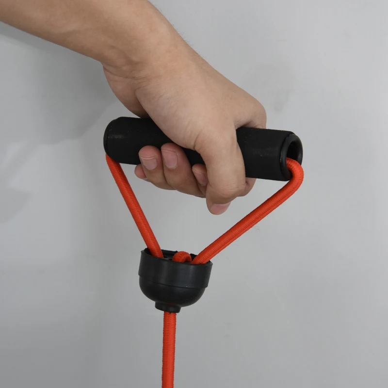 HOMCOM Sit-ups buikspiertrainer trainingsbank multifunctioneel instelbaar & inklapbaar staal(m-12)