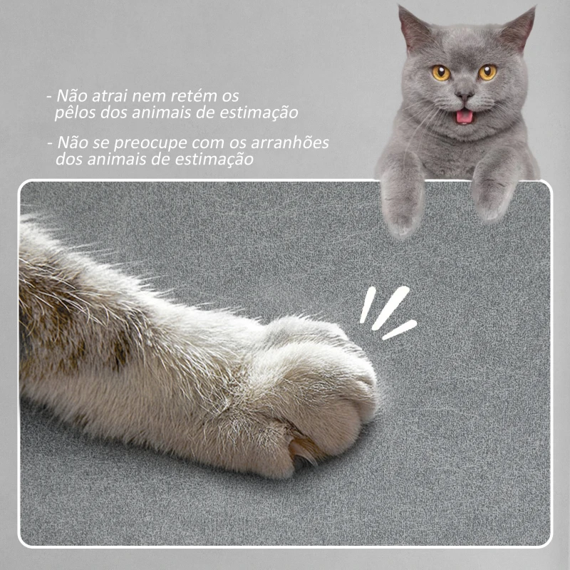 HOMCOM Poltrona Relax com Aquecimento Lombar e Massagem por Vibração Reclinável Função de Memória  82x99x106 cm Cinzento