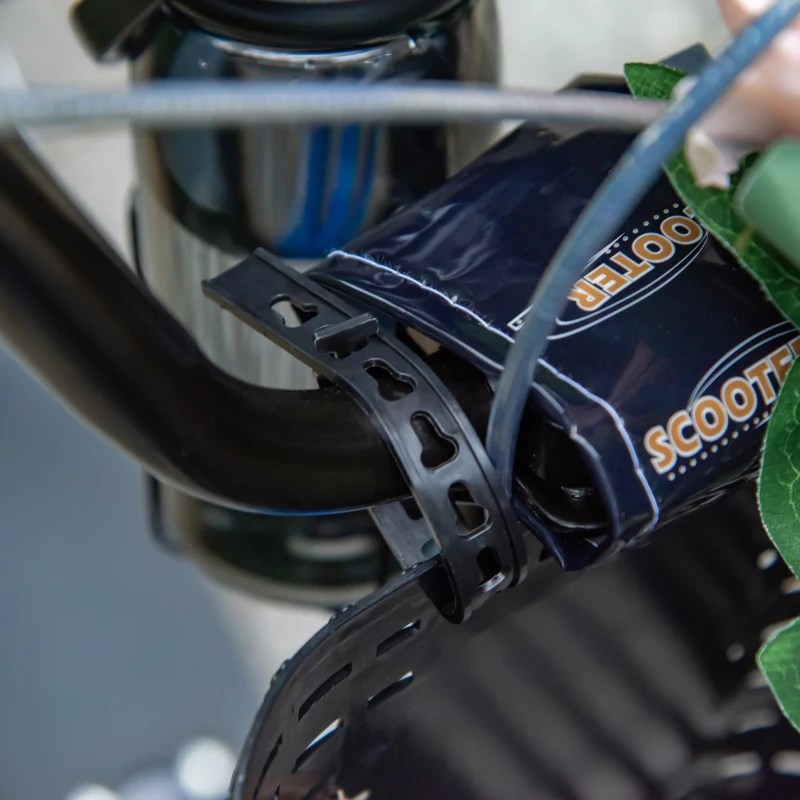 HOMCOM kinderstep step kick scooter kinderstep kickboard metaal PP plastic aluminium rubber blauw + zwart 139 x 58 x 90-96 cm(m-12)