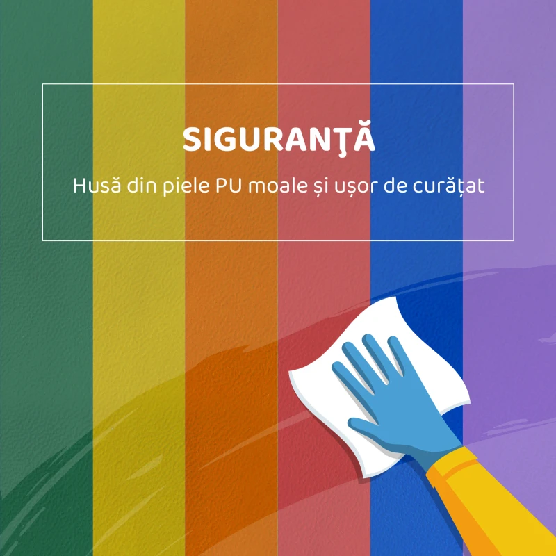 HOMCOM Set de Construcții Moi pentru Copii de la 1-3 Ani cu 11 Forme, din PU și EPE, Culori Variate