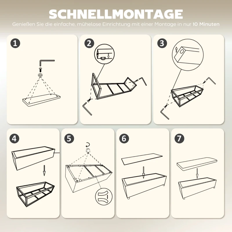 HOMCOM Sitzbank mit Stauraum, Polsterbank für Aufbewahrung, für Wohnzimmer, Schlafzimmer, Flur, Cordbezug, Grau
