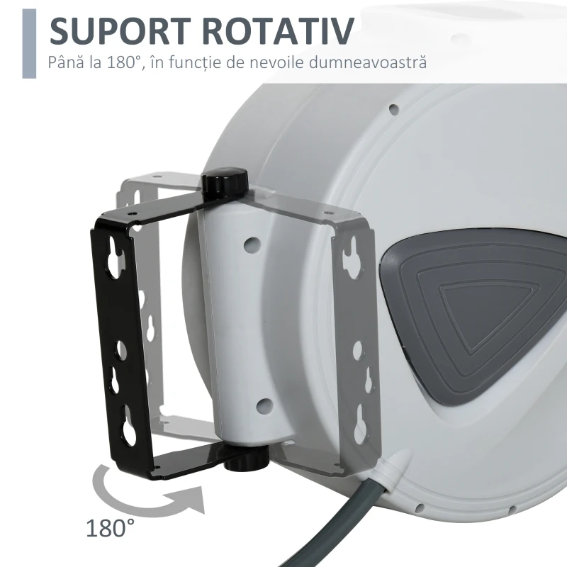 Durhand Furtun Automat 10.2 m – Montaj Pe Perete, Conexiune F3/8”(m-5)