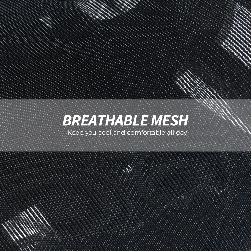 HOMCOM Ergonomic Office Chair, High Back Mesh Desk Chair, Black